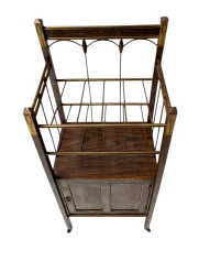 Arts & Crafts Art Nouveau Magazine Stand by Meubelmagazijn Rembrandt Amsterdam